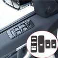 Carbon Black ABS Chrome Window Lift Button Frame Trim J35909