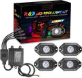 RGB LED Rock Light Kit with 4 Pods, Pack of 2 J17984