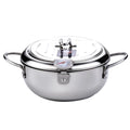 Stainless Steel Deep Fryer Pot with Oil Drip Drainer Rack P75475