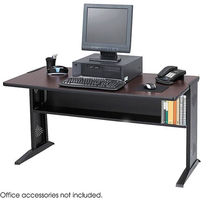 Black Reversible Top Computer Desk P223