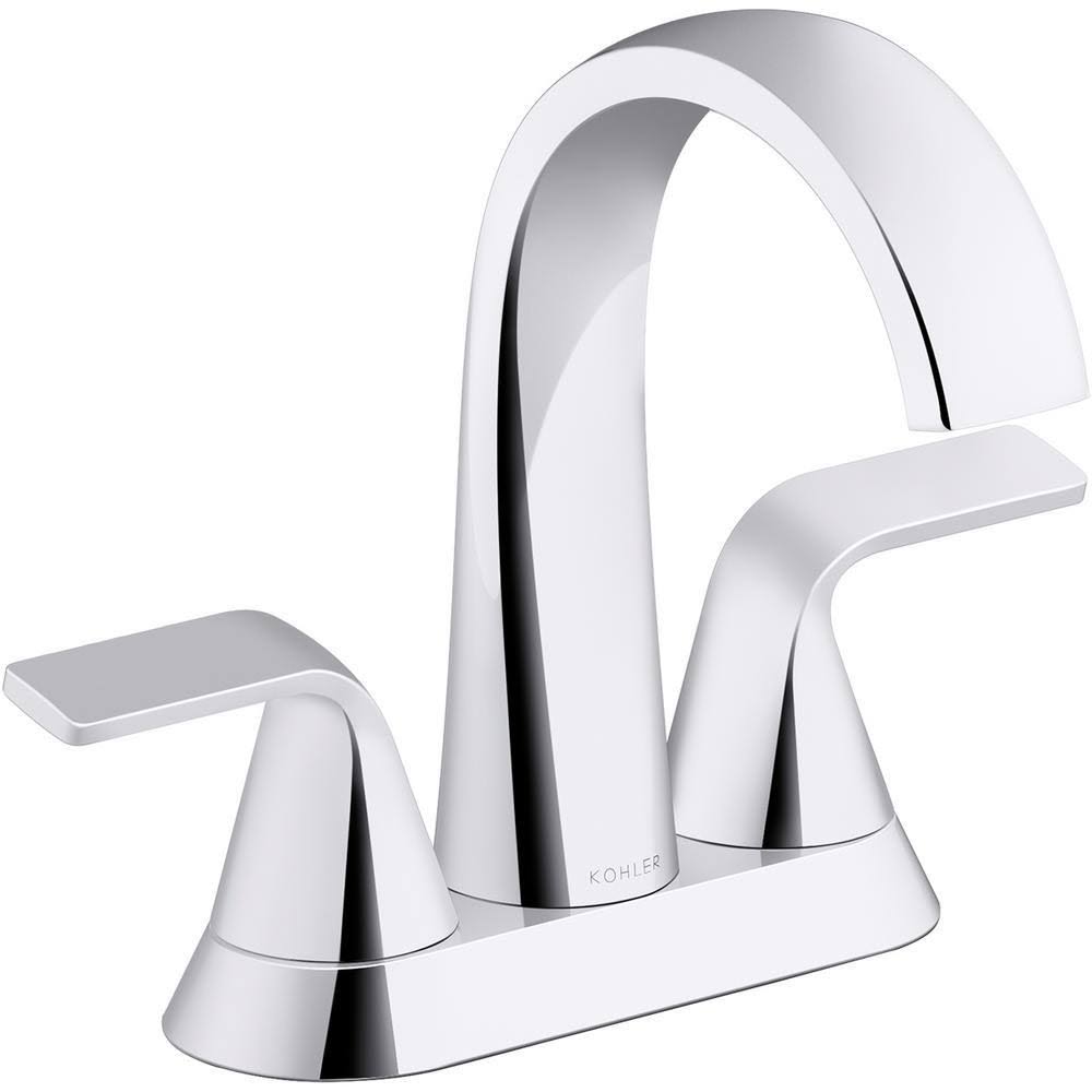 Polished Chrome 2-Handle Bathroom Faucet X142341