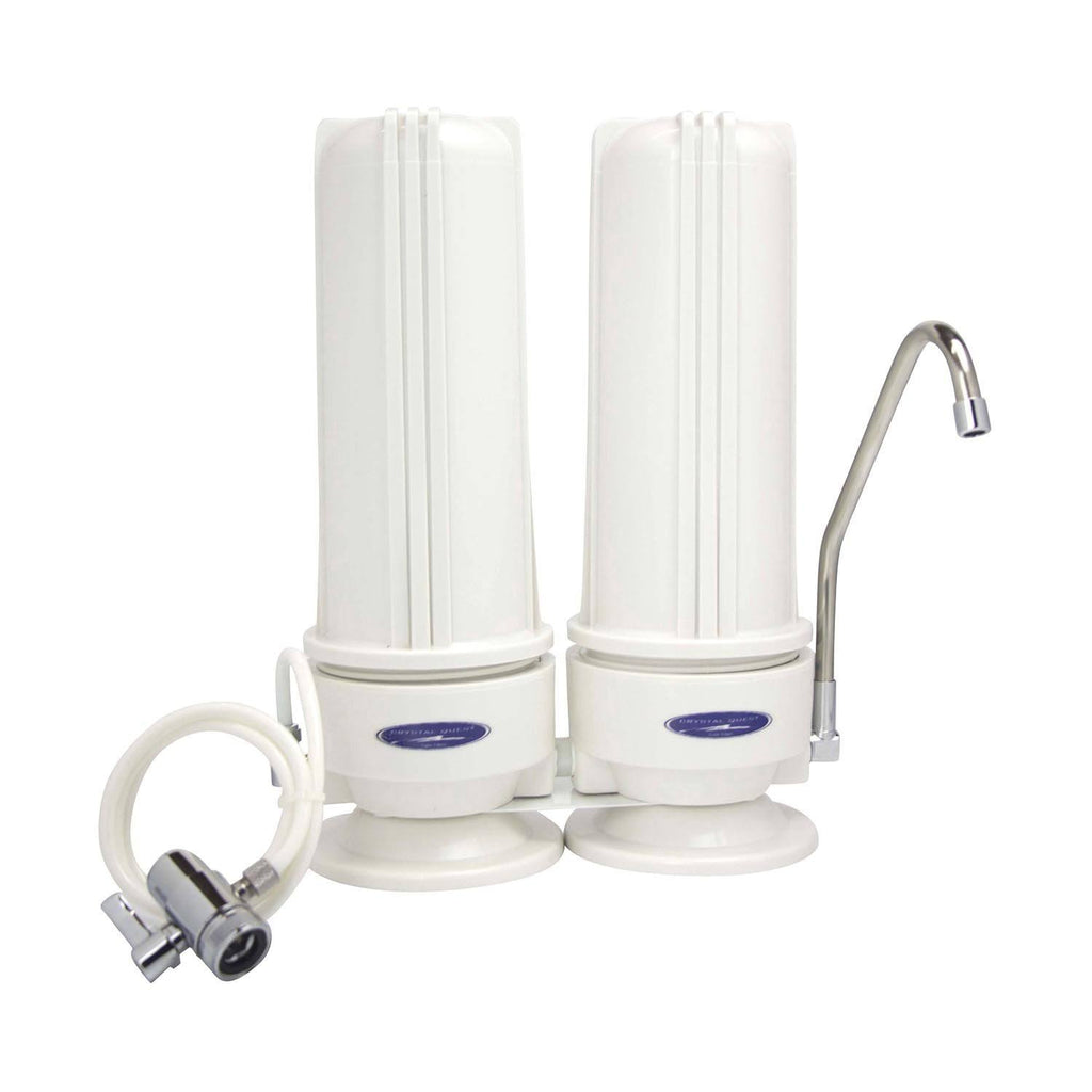 White Double Countertop Water Filter System W43157