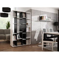 White/Black Standard Bookcase S50695