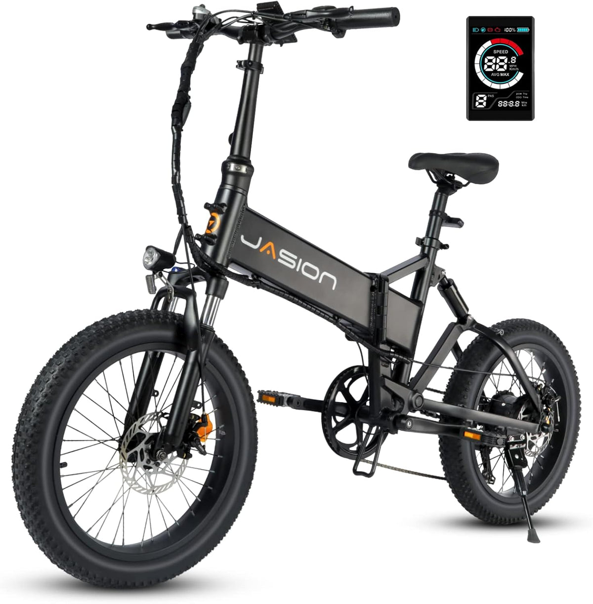 500W 48V 10AH Removable Battery 20" Fat Tire Foldable Electric Bike P759980