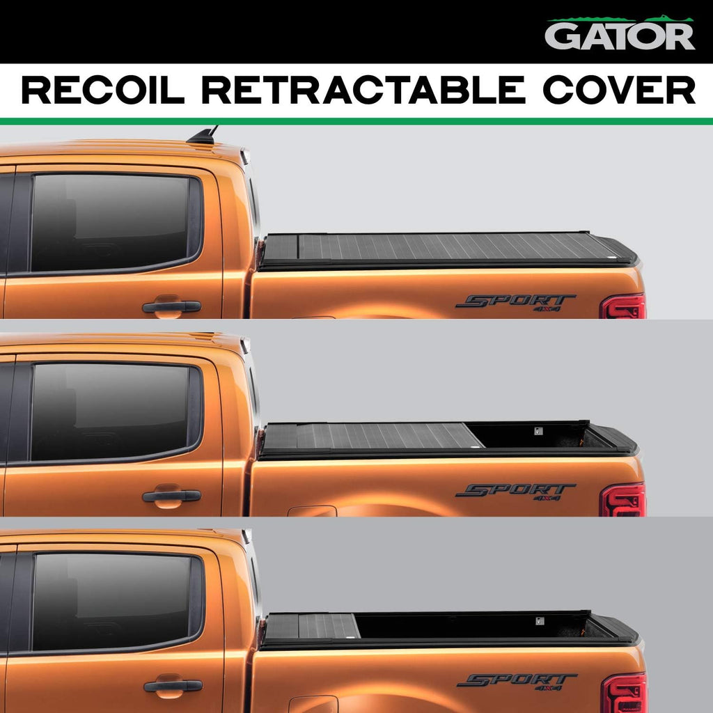 Retractable Truck Bed Tonneau Cover B2594