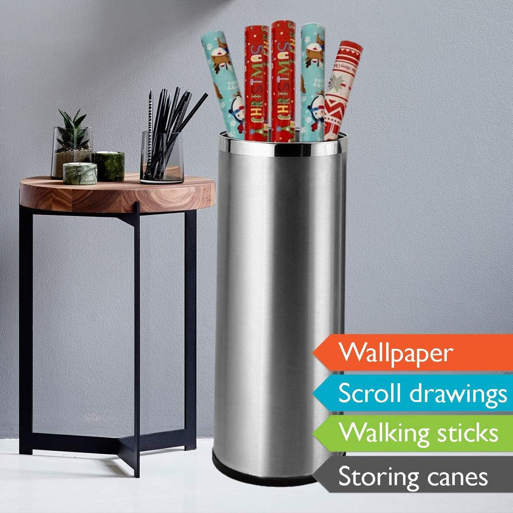 Stainless Steel Umbrella Stand with Removable Inner Bucket U497210