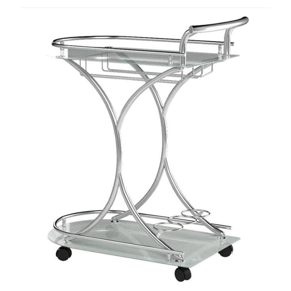Metal/Glass Mobile Serving Cart F3016