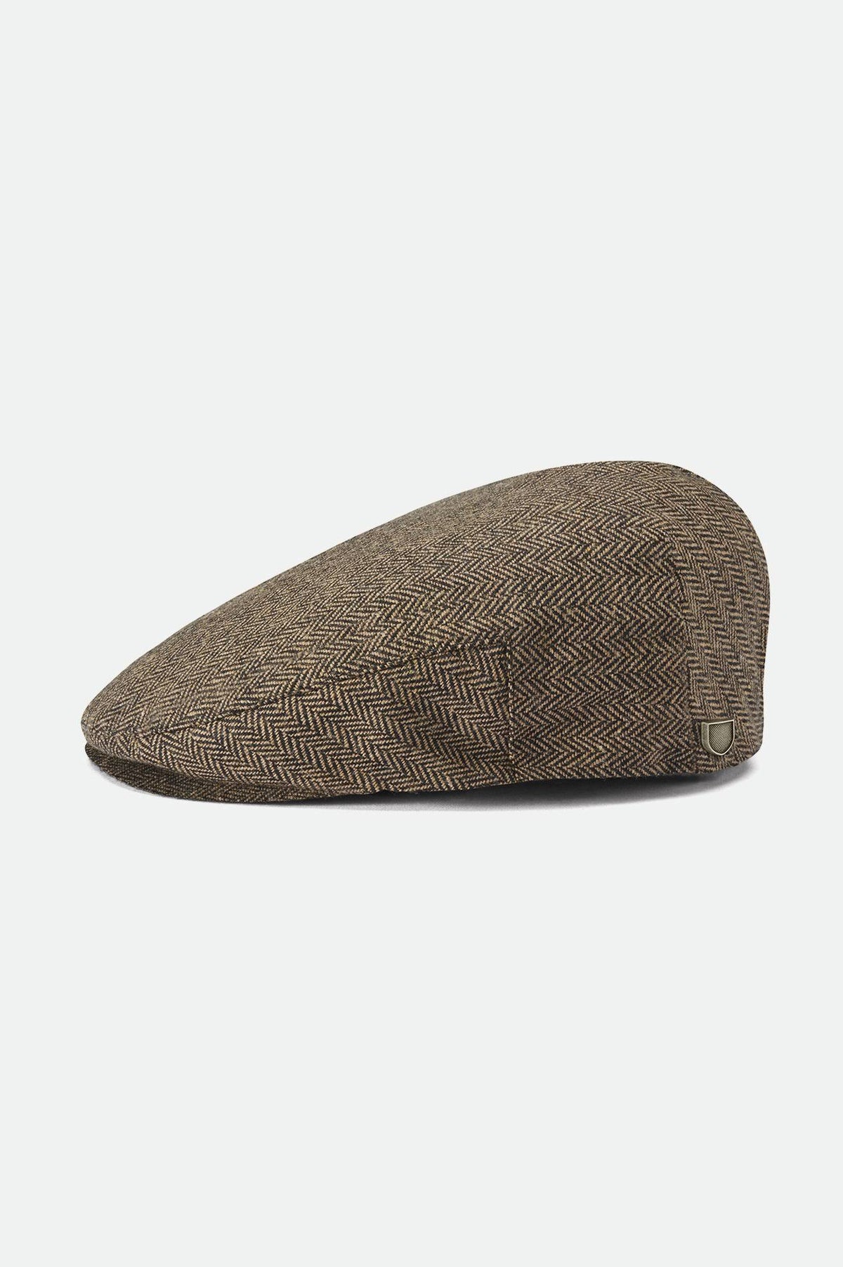 Brown Khaki Snap Flat Cap E860