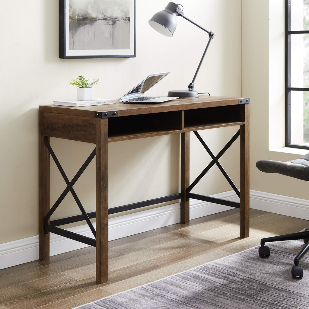 42 Inch Grey Wash Writing Desk I8455