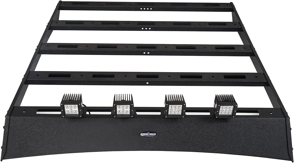 Roof Rack Cargo Carrier Crossbars Basket with LED Lights for Toyota Tacoma 05-22 Access Cab 2nd 3rd Gen Pickup Truck L931