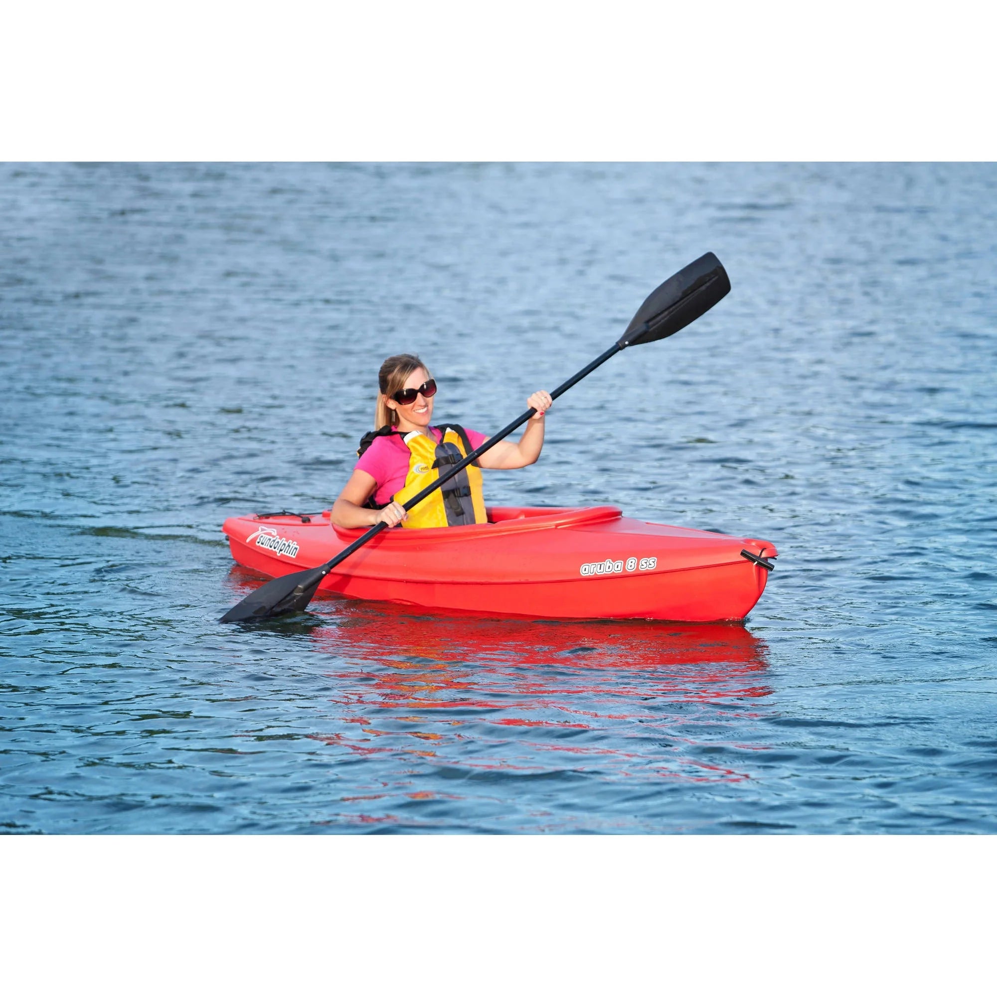Red Sit-in Recreational Kayak D498