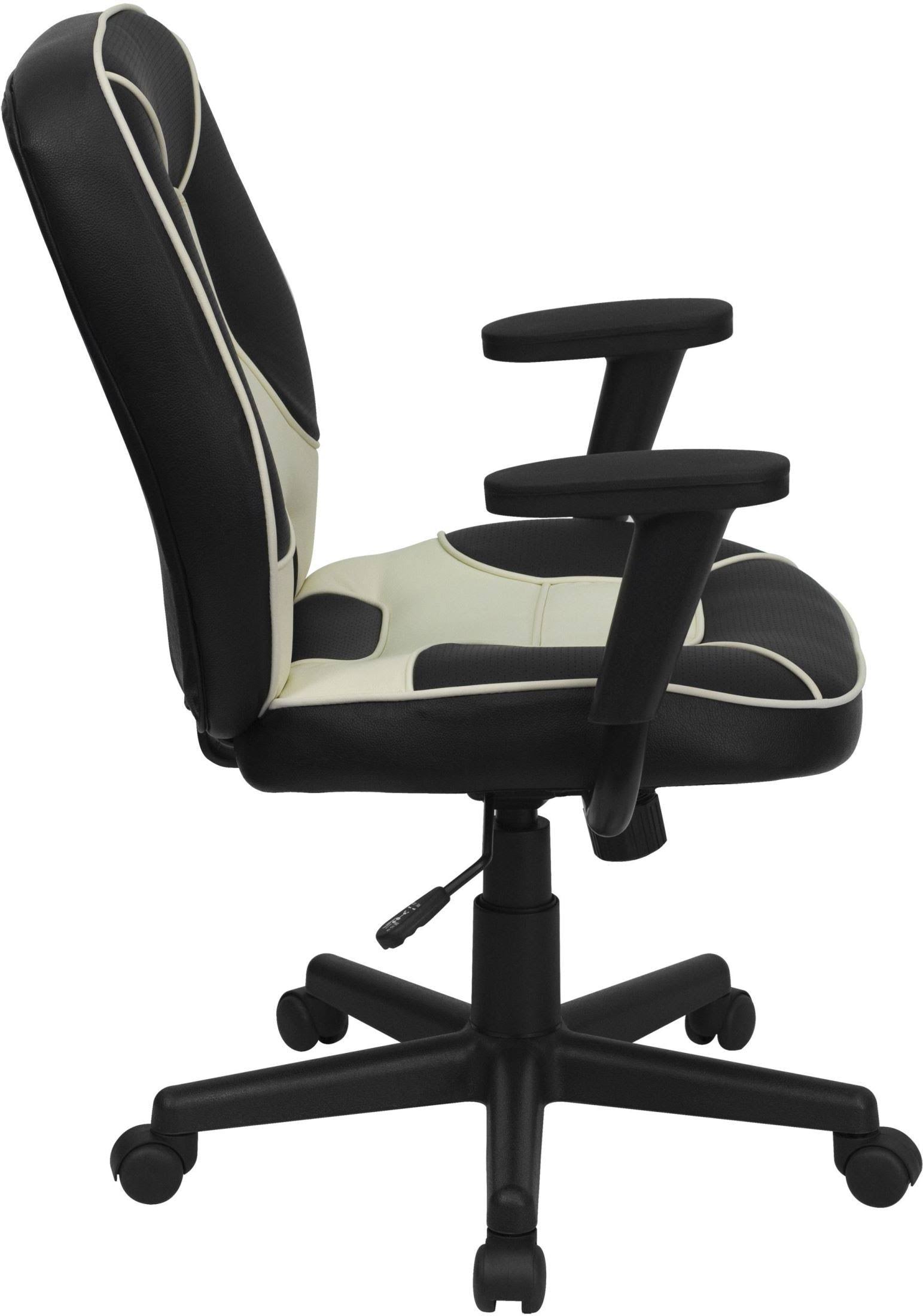 Black Vinyl Mid-Back Executive Office Chair I2883