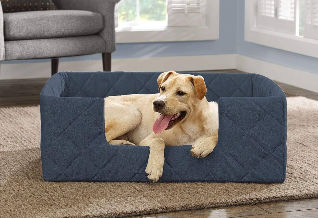 Portable Orthopedic Pet Bed, Storm Blue I544862