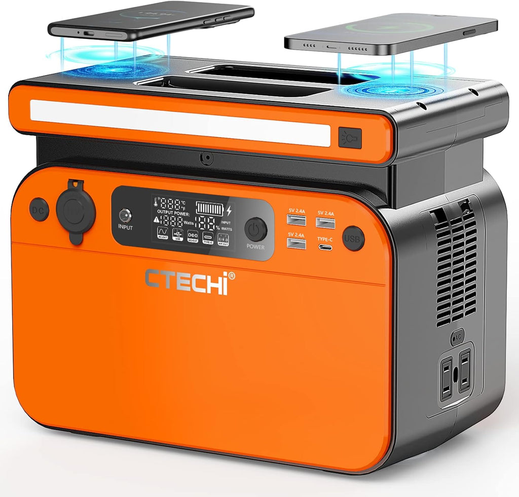 Portable Power Station 200W 240Wh LiFePO4 Battery Backup Solar Generator Z45892