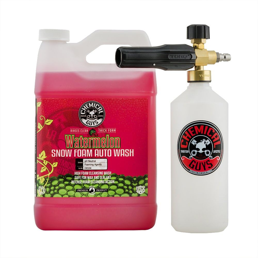 Foam Cannon Snow Foamer & Watermelon Snow Foam Auto Wash (128 fl oz.) H49586