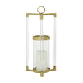 Gold Stainless Steel Lantern J844204