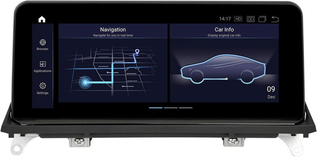 Qualcomm 8-core 4+64 Vertical Screen CarPlay Android auto for BMW x5 x6 CIC V2176