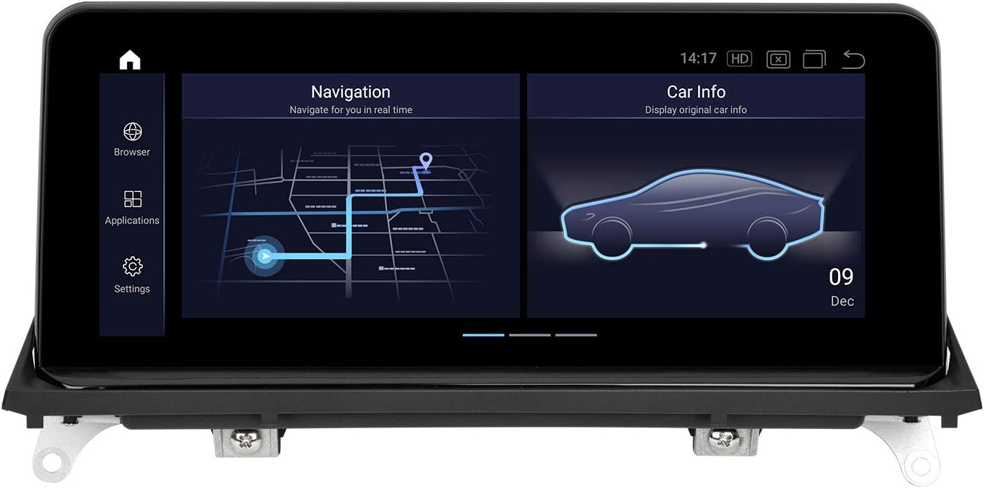 Qualcomm 8-core 4+64 Vertical Screen CarPlay Android auto for BMW x5 x6 CIC V2176