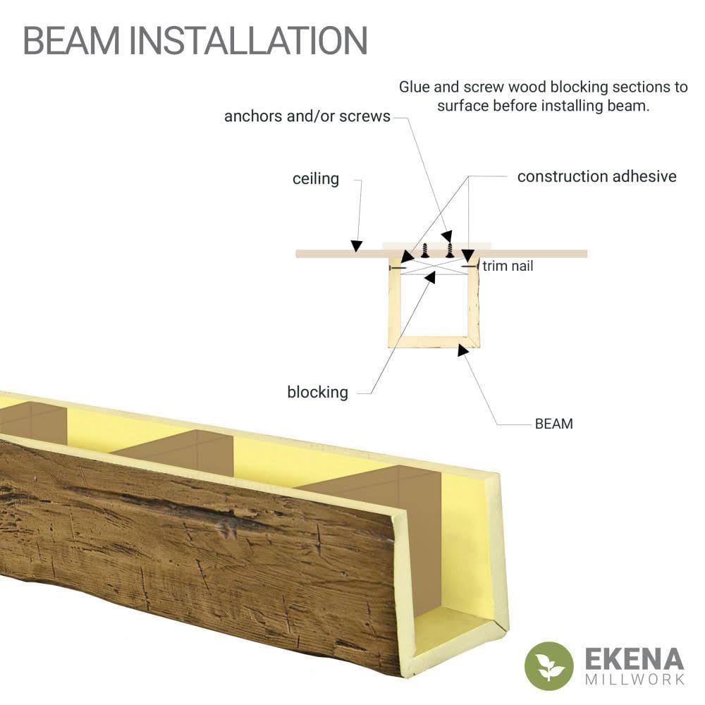 Natural Faux Wood Ceiling Beam S9134