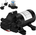 DC 12v 3.0 GPM 45 PSI Fresh Water Pump with Water Filter A137