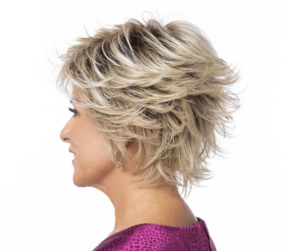 Red Blonde Shag Cut Wig S95813