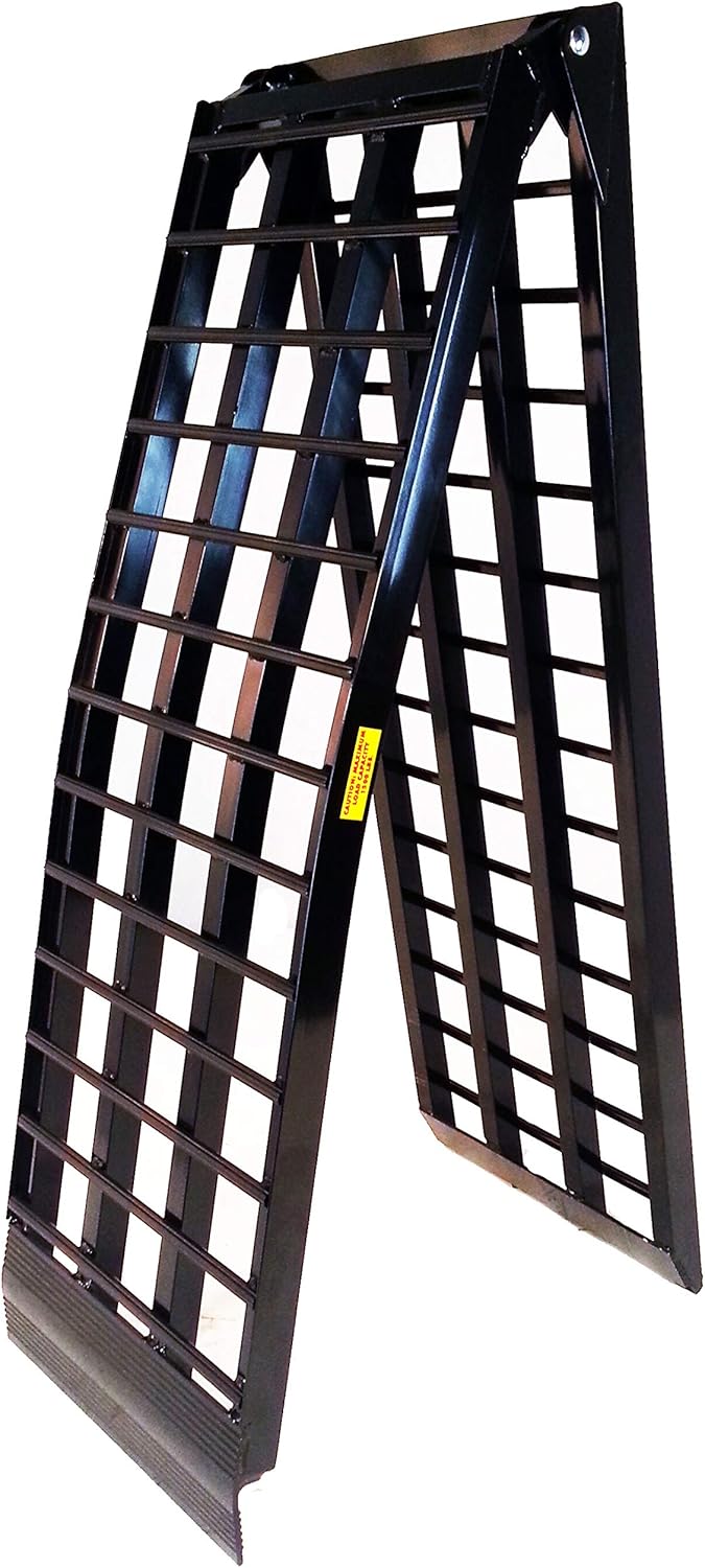 Wide Loading Ramp 8' 38 lb. 4 Beam Heavy Duty 1,500 lb. Capacity B990937