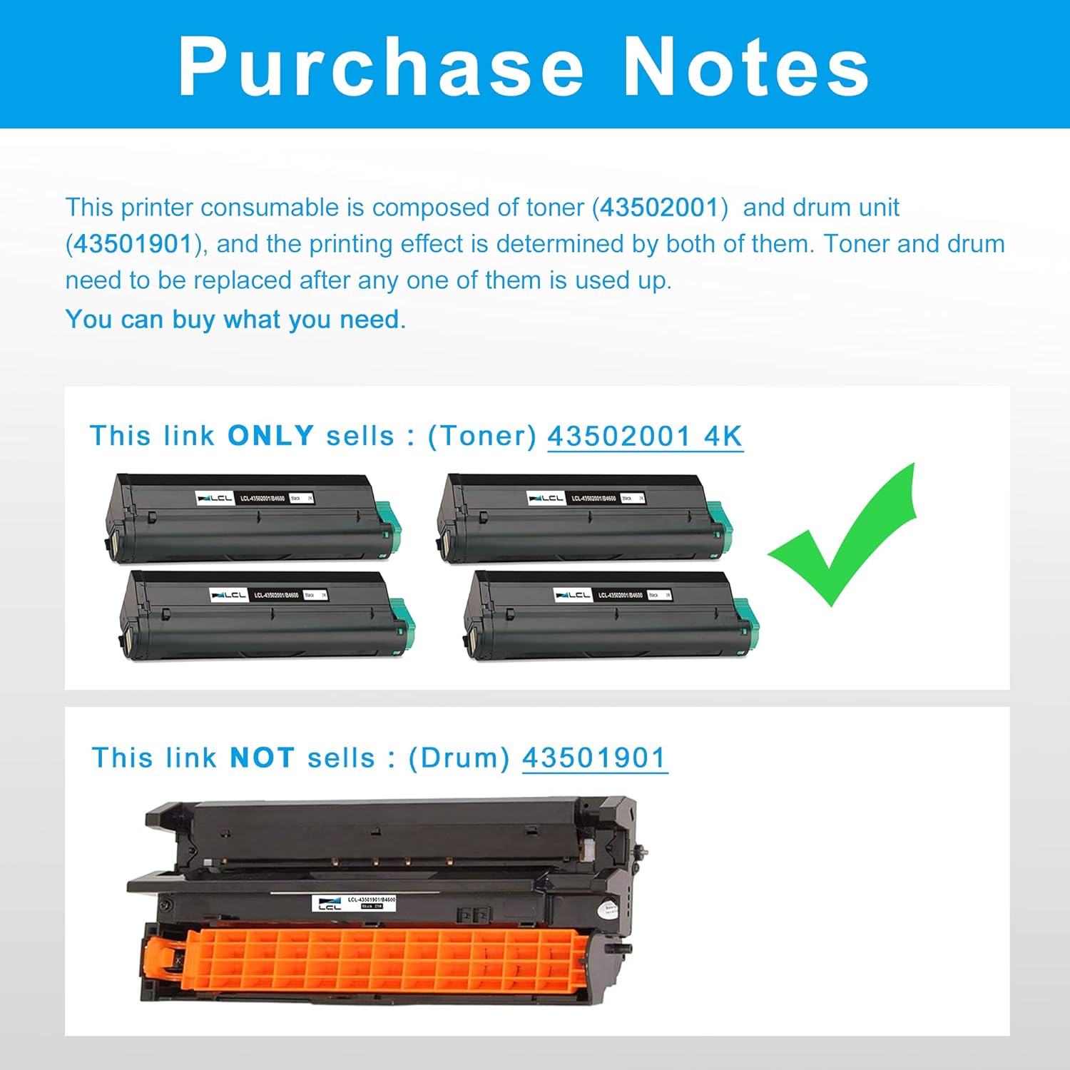 4-Pack Black Compatible Toner Cartridge U99799