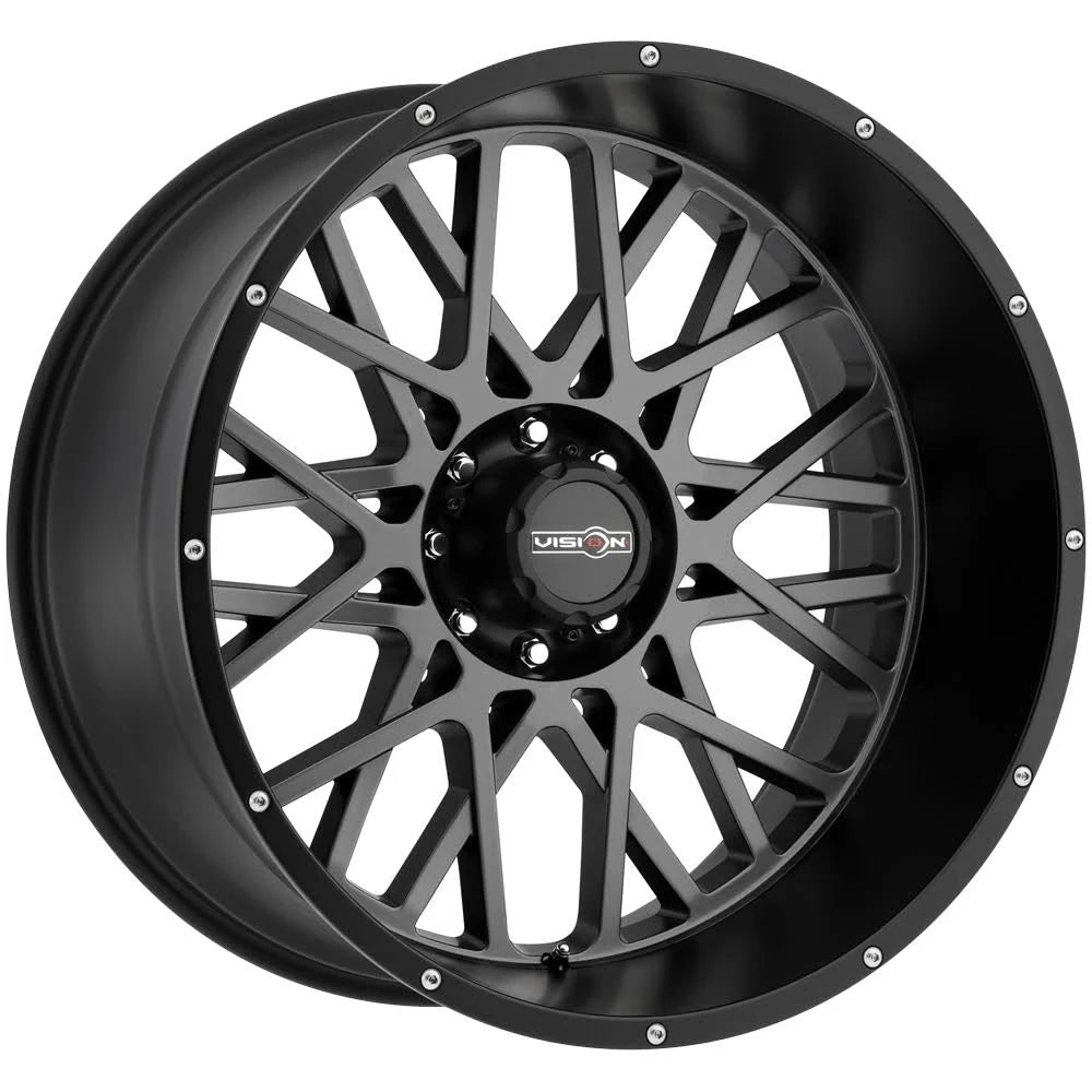 Anthracite with Satin Black Lip Wheel S6638