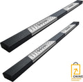 6" Running Boards Side Step Nerf Bar Texture Black Z429