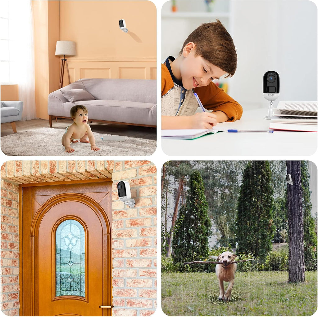 1080P WiFi Security Camera with Night Vision and 2-Way Audio M754