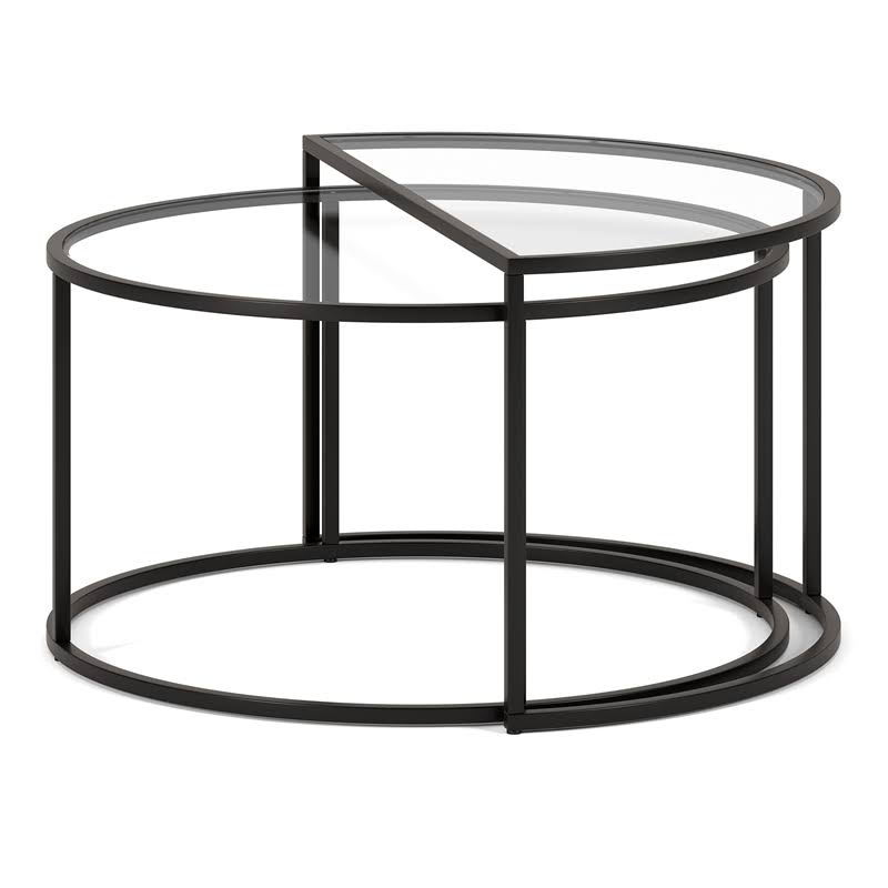 Blackened Bronze Nested Coffee Table Set Z731388