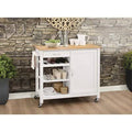 Kitchen Island with Butcher Block Top H832