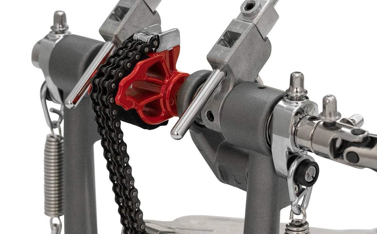 Double Bass Drum Pedal Red Cam W695667