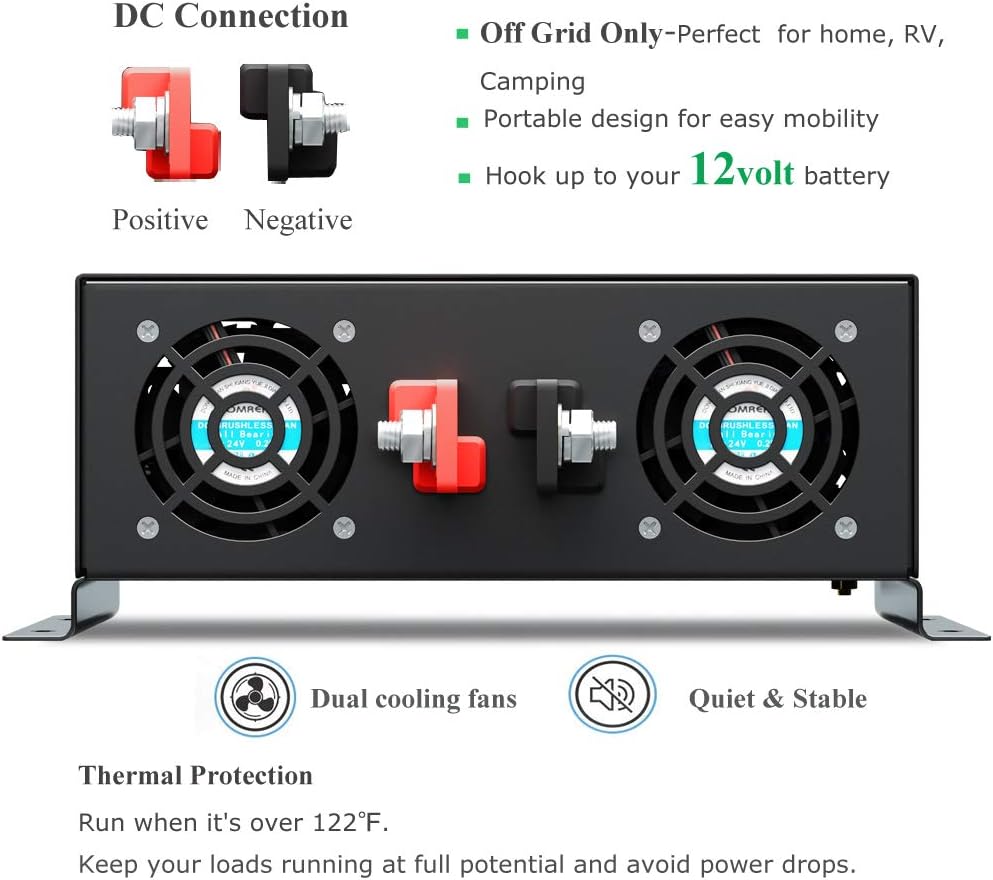 2500 watt 12V Pure Sine Wave Power Inverter C955276