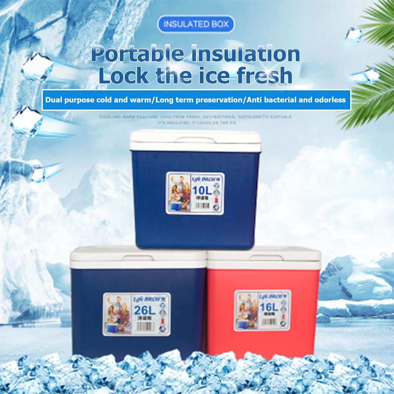 Insulated Hard Cooler Ice Chest Box S873348