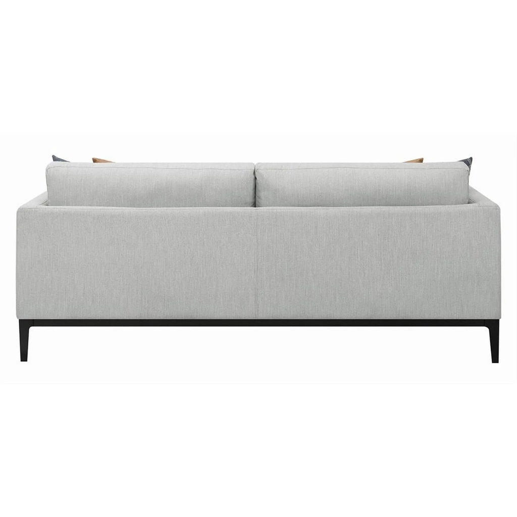 Light Gray Upholstered Fabric Sofa E307