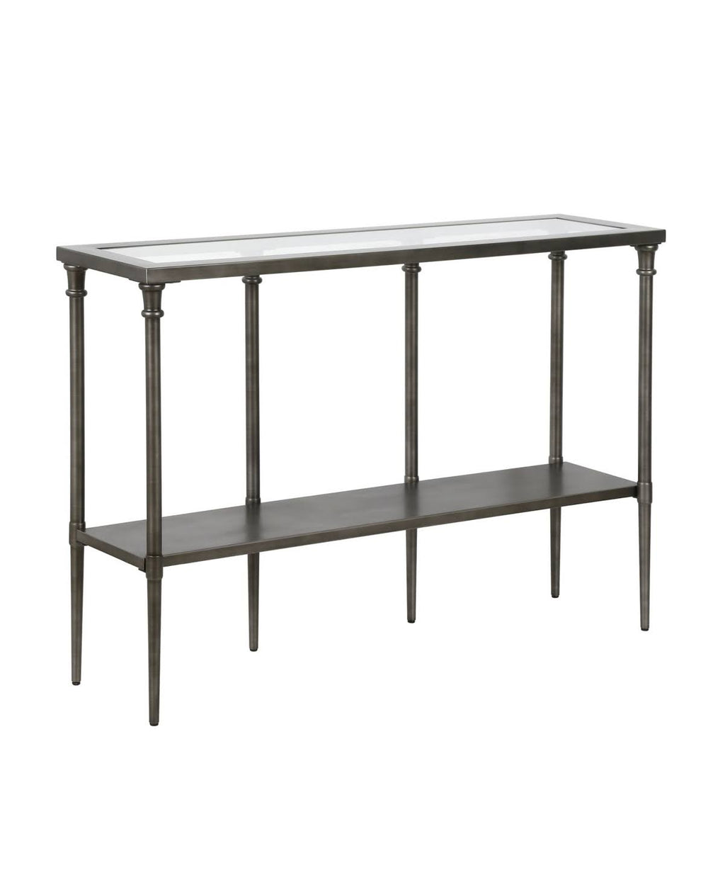 Aged Steel Console Table D38249