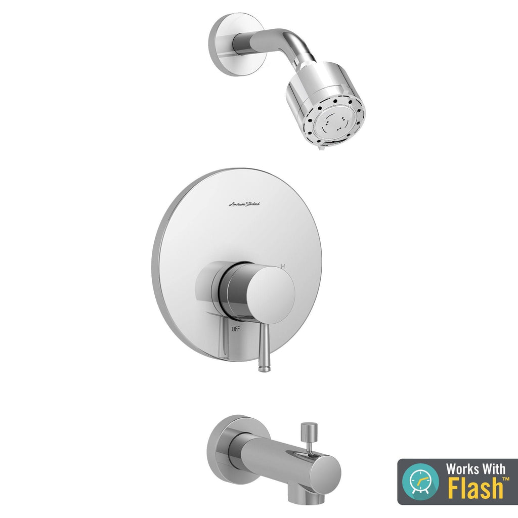 Polished Chrome Tub and Shower Trim Kit with Cartridge V253167