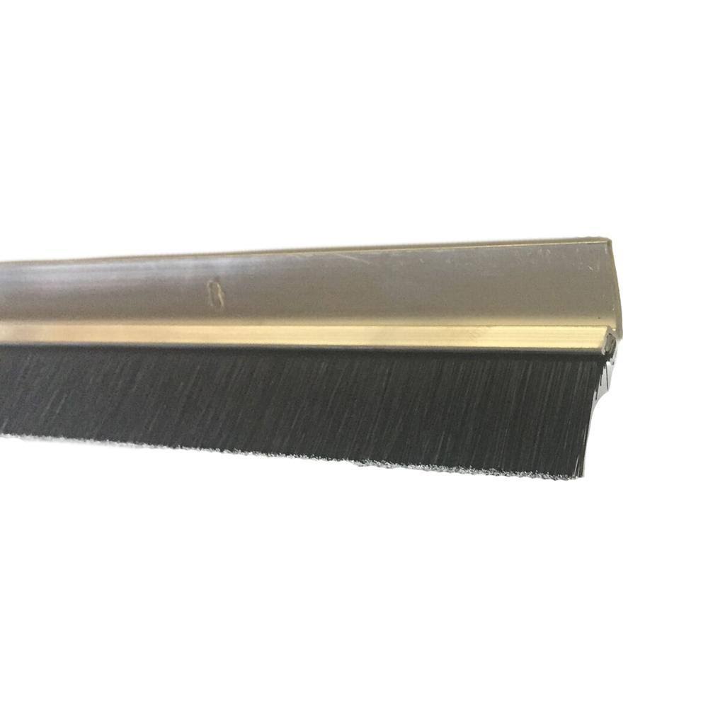 Garage Door Brush Weather Seal with Aluminum Retainer with 1 in. Brush J320