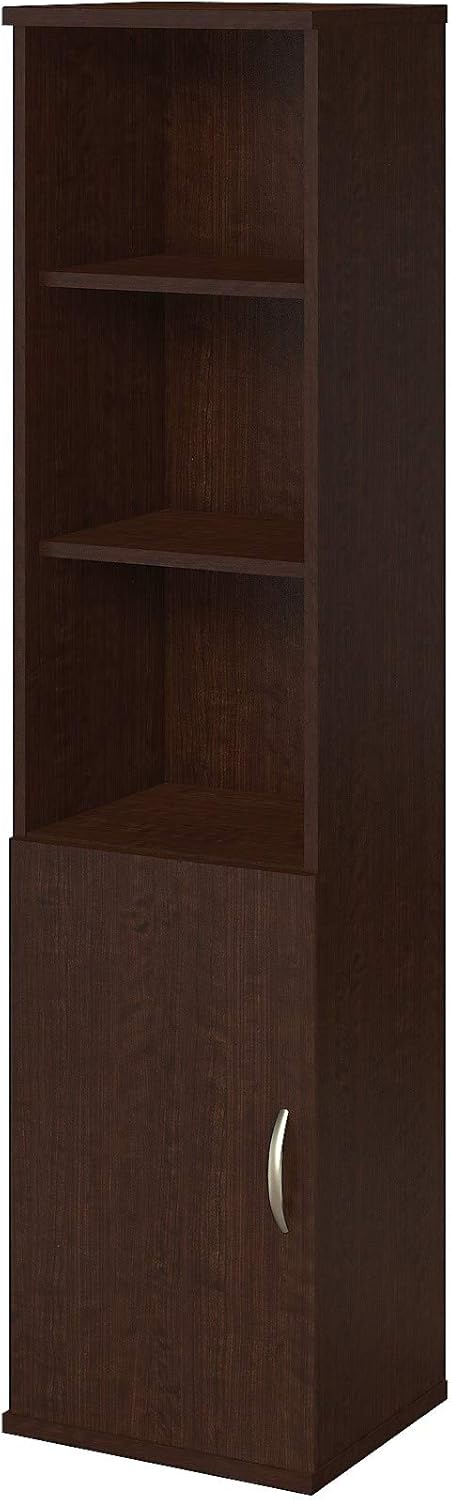 36W 5 Shelf Bookcase with Doors in Hansen Cherry T48603