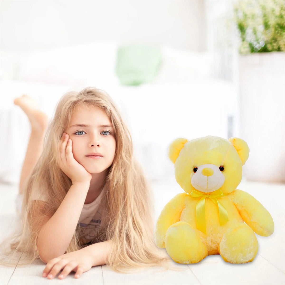 Colorful Glowing LED Teddy Bear Plush Toy V42654