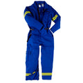 Navy Blue 2XL Flame Resistant Extrication Coverall H297696