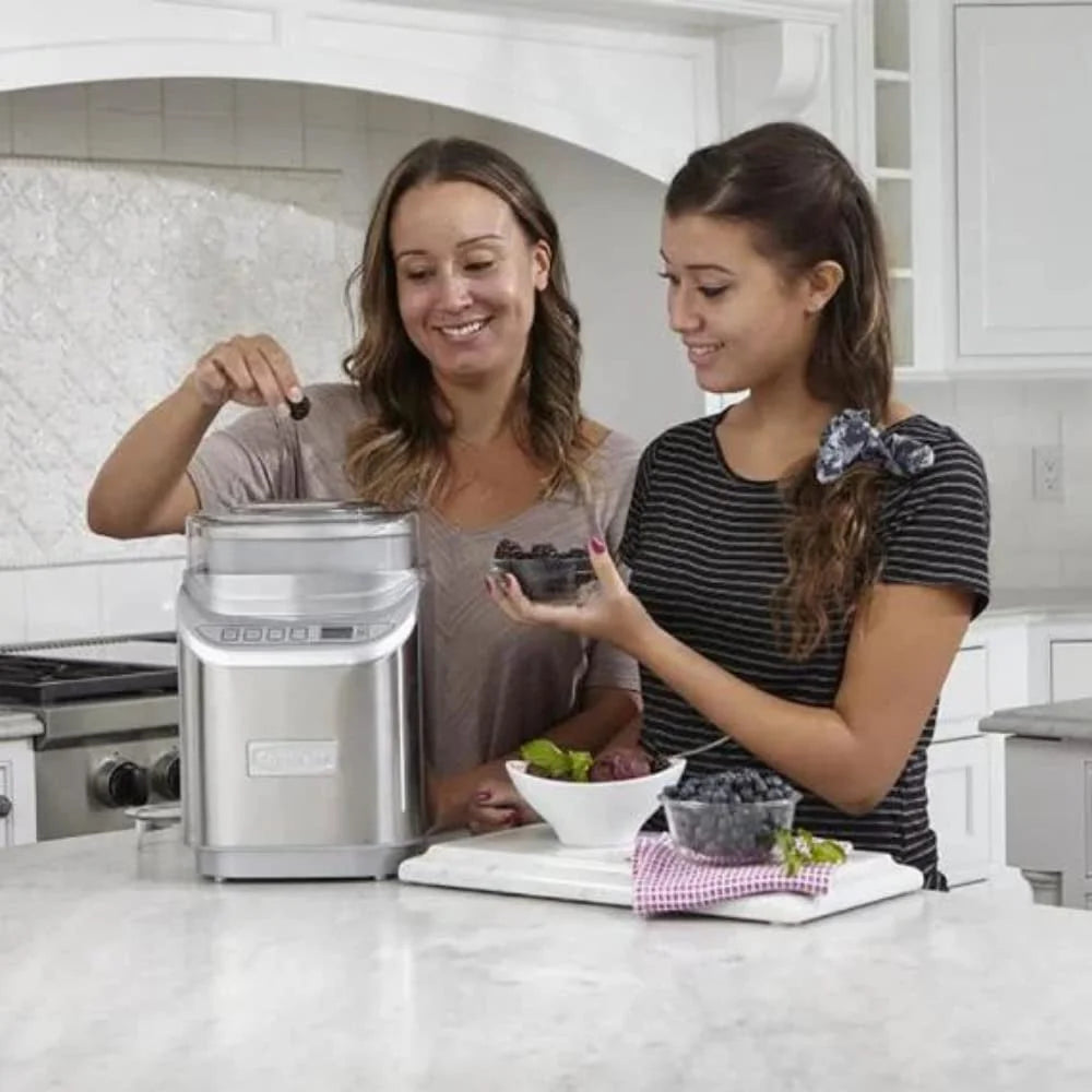 2 Quart Ice Cream Maker Silver K39034