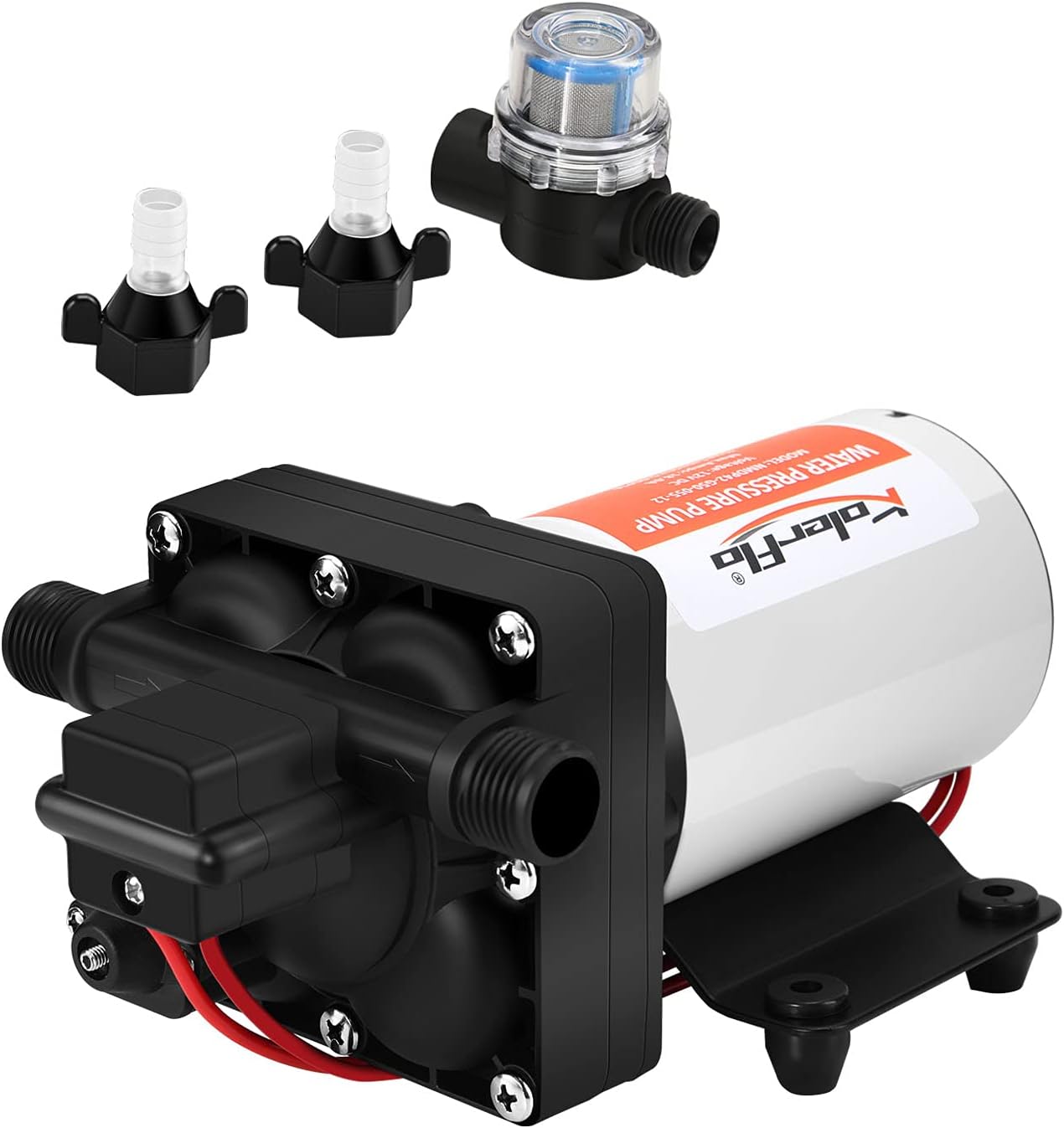 12V 5.0 GPM 55 PSI Self Priming Diaphragm Water Pump B606