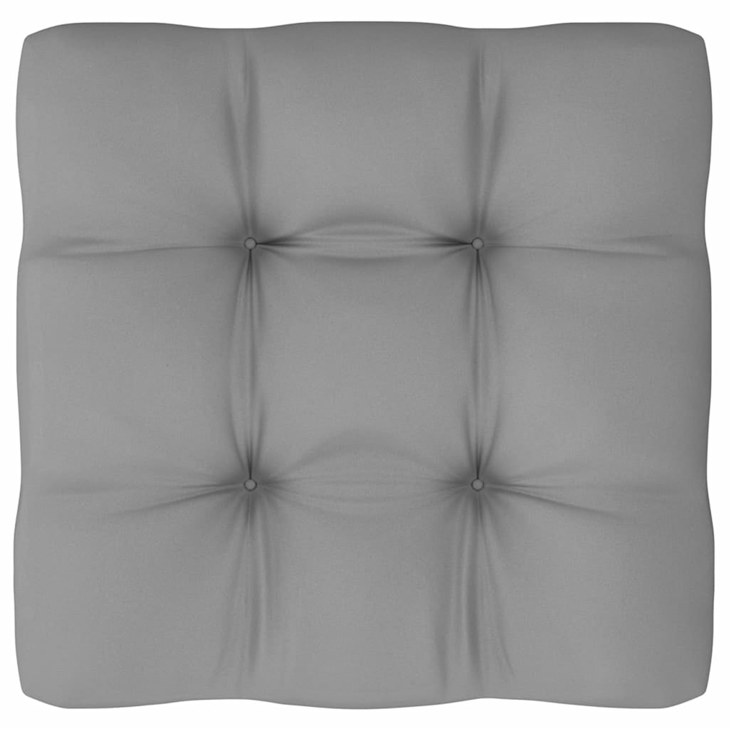 6 Piece Gray Cushioned Pinewood Sectional Sofa Set T368