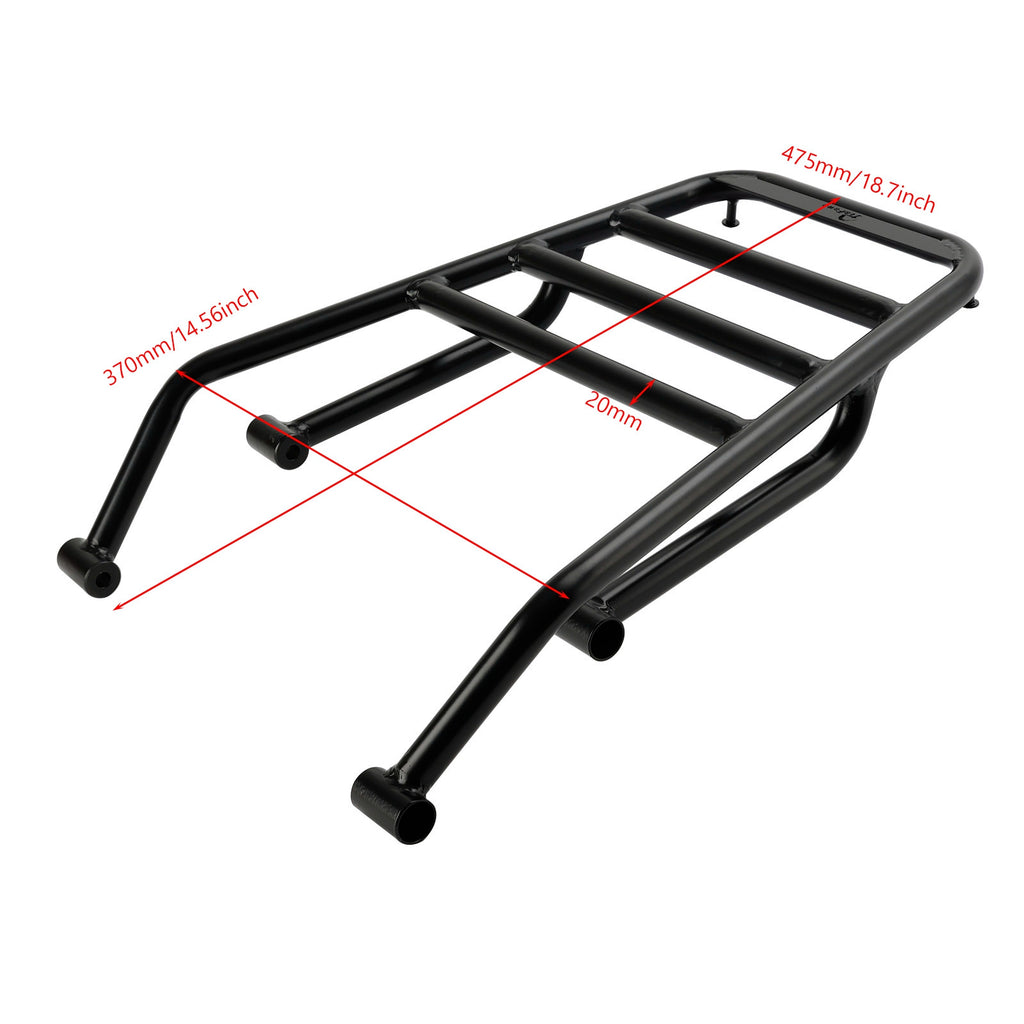 Black Rear Luggage Rack Carrier K907