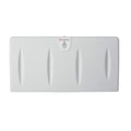 Light Gray Wall-Mounted Baby Changing Station with Safety Straps Y579927
