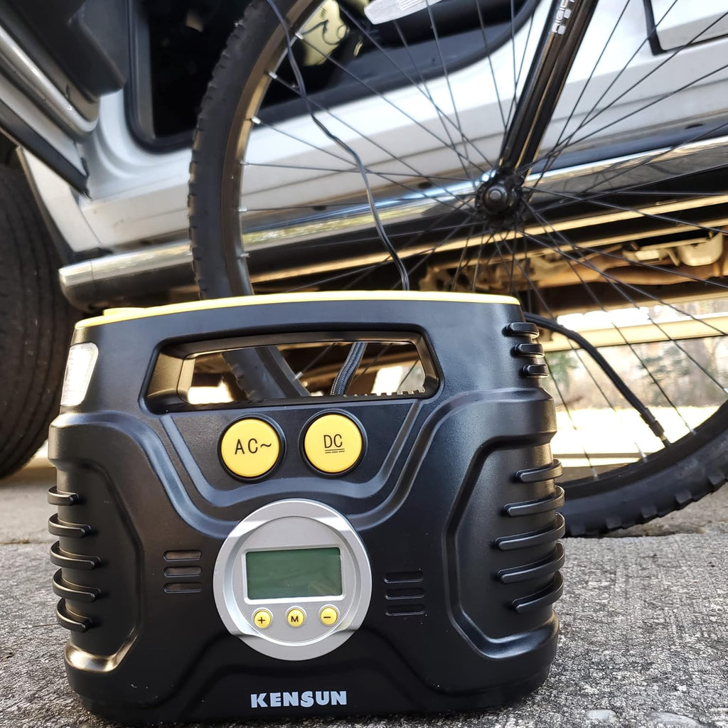 Portable 120psi Air Compressor Tire Inflator with Digital Gauge Q387197