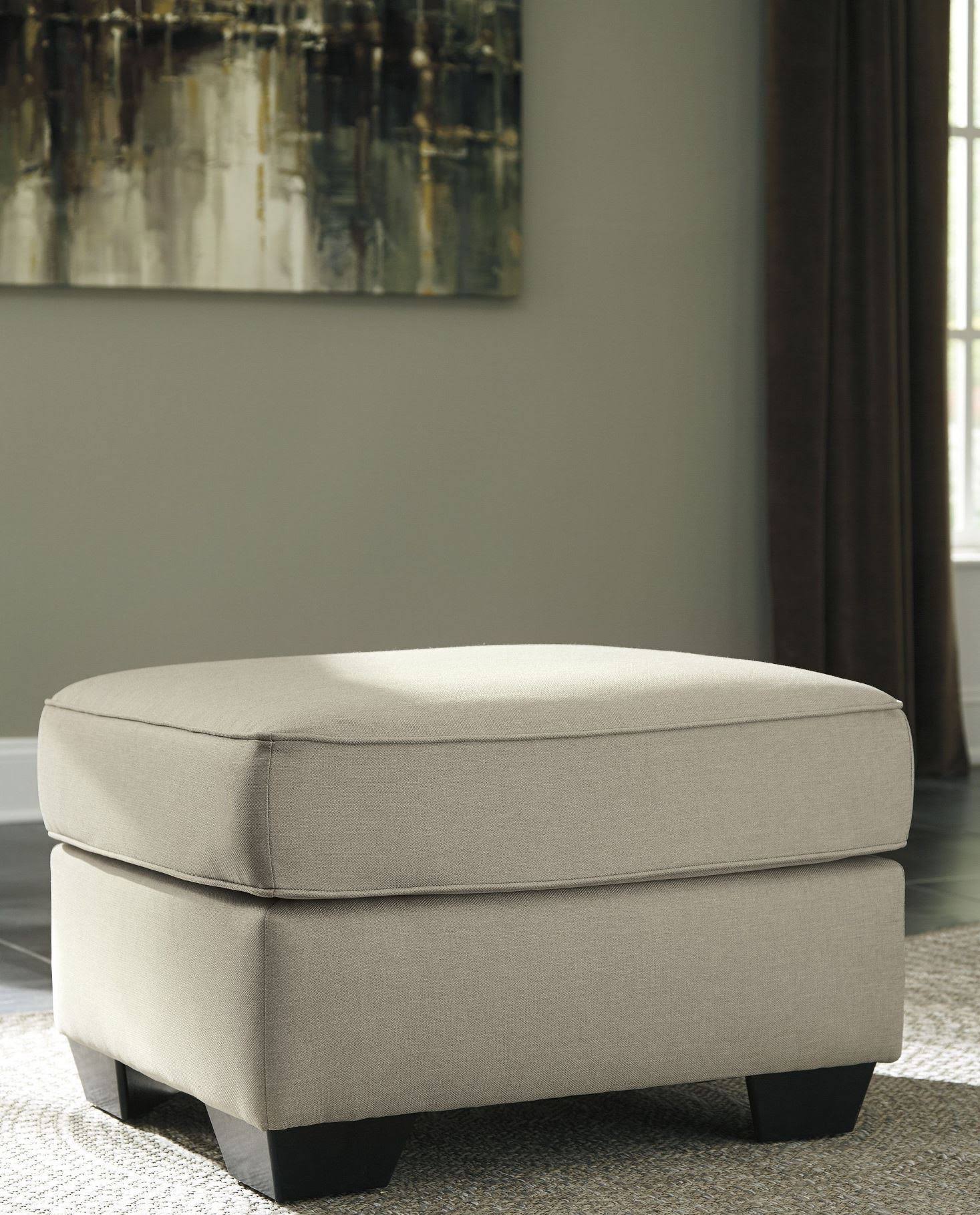 Oversized Accent Ottoman Ecru Z331639