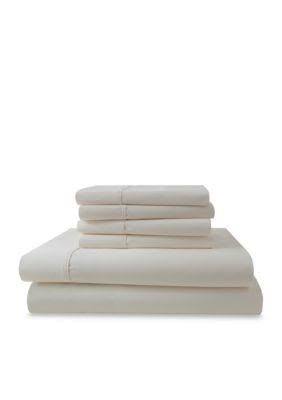 California King Ivory Sheet Set D910
